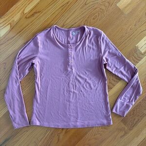 🏷️ 4 for $30 🏷️ Tasc Performance Bamboo Henley Microluxe Rib Long Sleeve